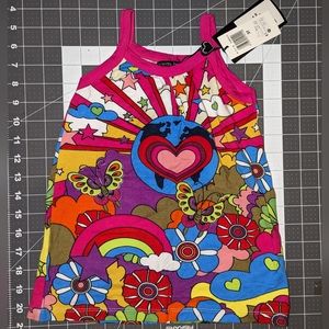 BNWT Flowers by Zoe Girls tank top Size 3T